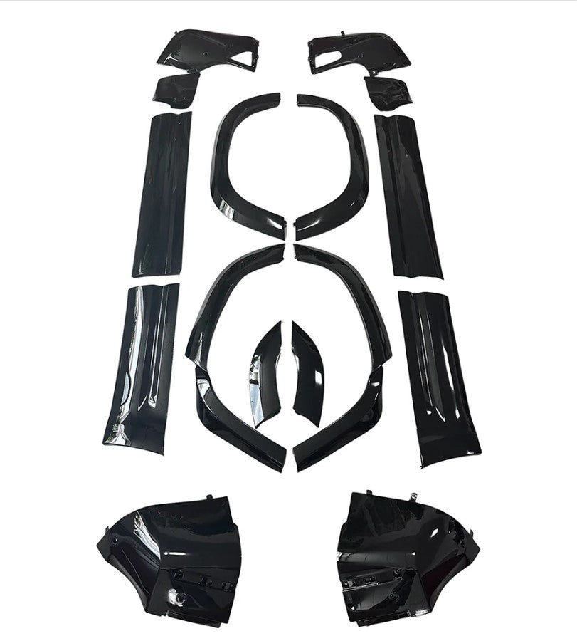 LAND ROVER DEFENDER L663 110 GLOSS BLACK MOULDING TRIM PACK