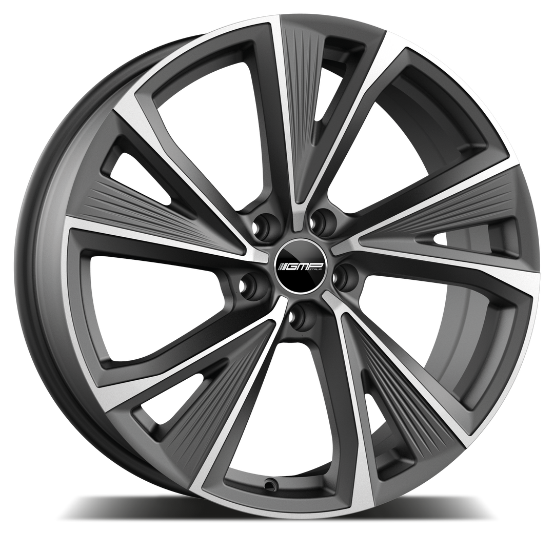 GMP Evento Alloy Wheel / 10 x 22" / ET18 / 5x112 / Matt Anthracite Diamond / Audi Q8