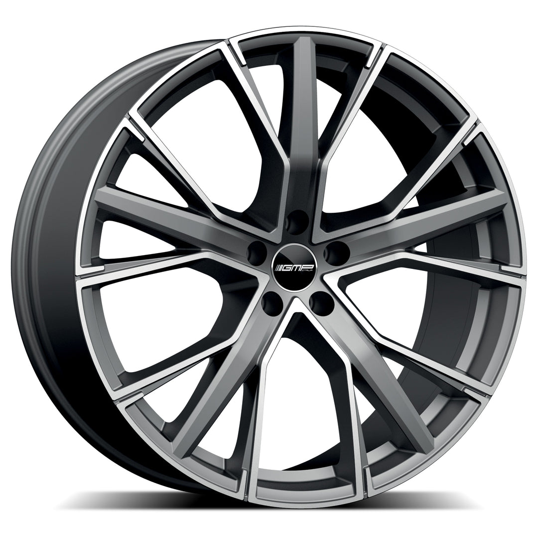 GMP Gunner Alloy Wheel / 10 x 22" / ET26 / 5x112 / Matt Anthracite Diamond / Audi Q8