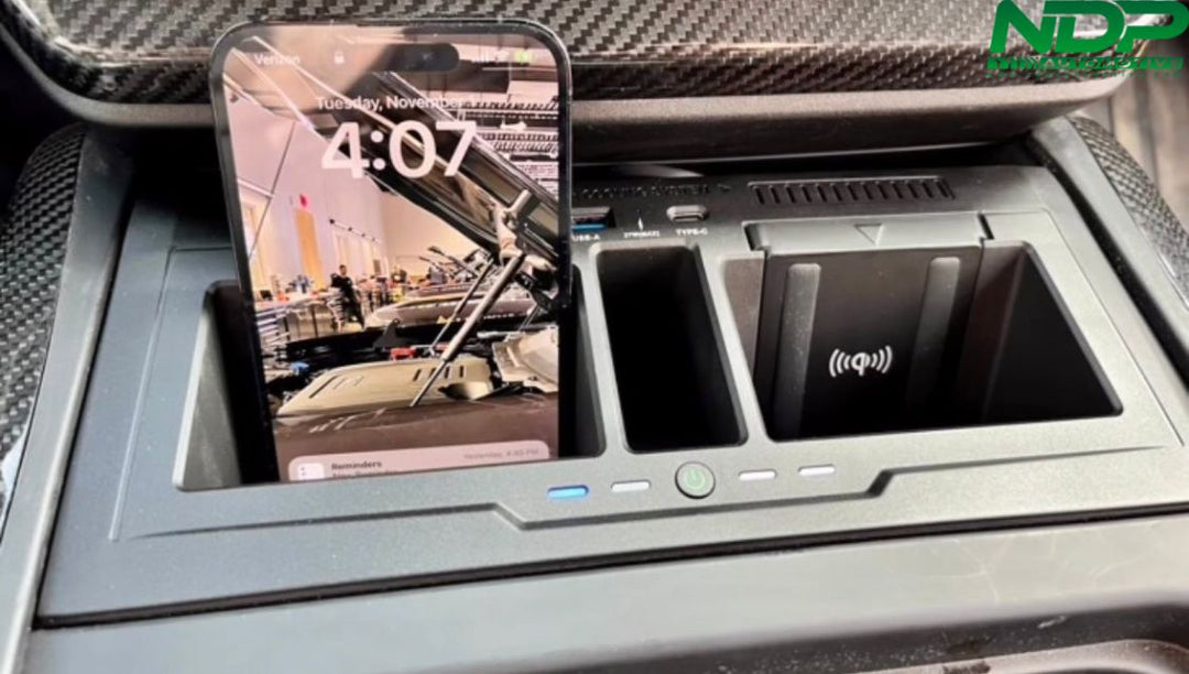 NDP Dual Wireless Charging Dock - Fits Defender 2020+