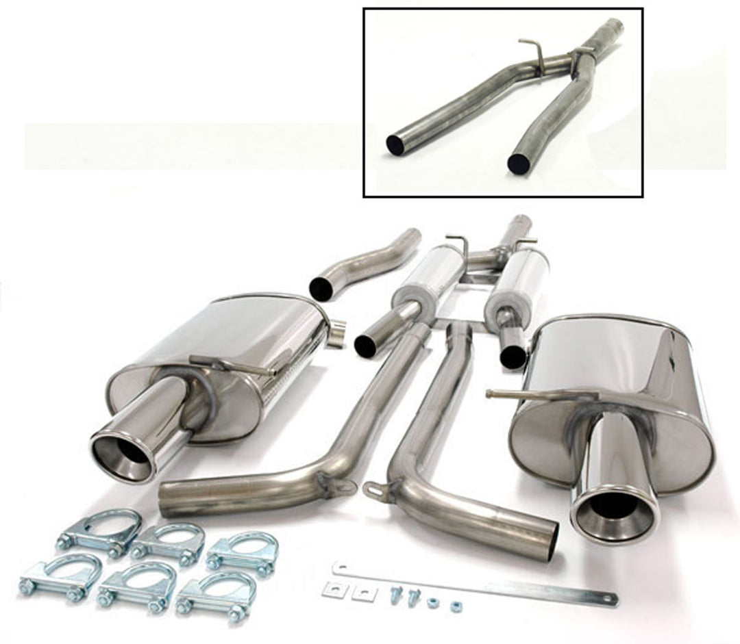 Jetex - Audi A4 (B6) Quattro Petrol Turbo (01-05) | Half System (non-resonated with racepipe) - 44DH4TR