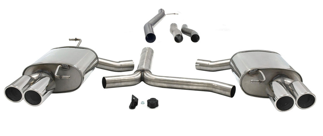 Jetex - Audi A5 Petrol Turbo 2WD/Quattro (06+) | Half System (non-resonated with racepipe) - 48DH4DTR