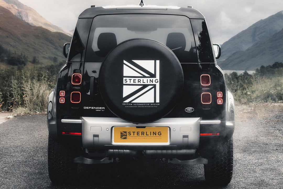 Sterling Flag Motif Wheel Cover Wheel Cover Sterling Automotive