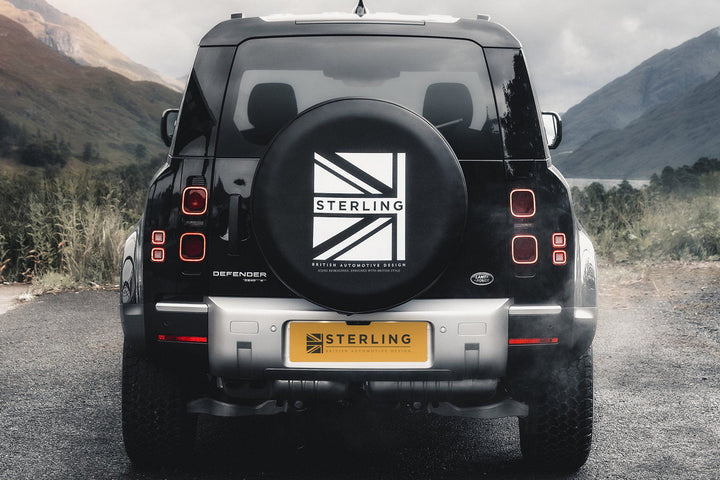 Sterling Flag Motif Wheel Cover Wheel Cover Sterling Automotive