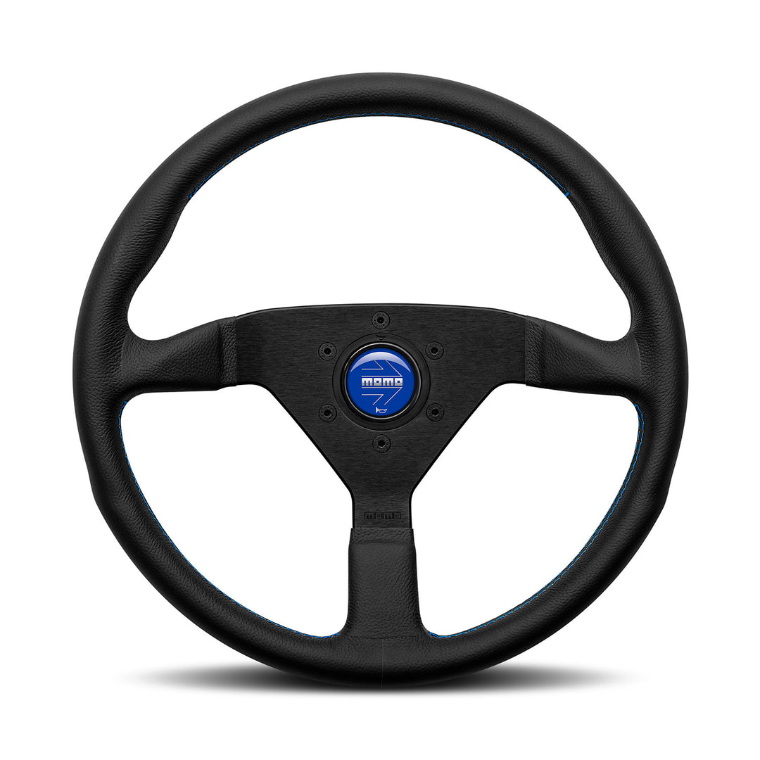 Momo Montecarlo Steering Wheel - Black Leather