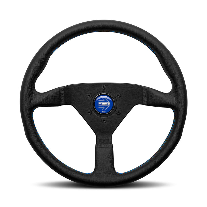 Momo Montecarlo Steering Wheel - Black Leather