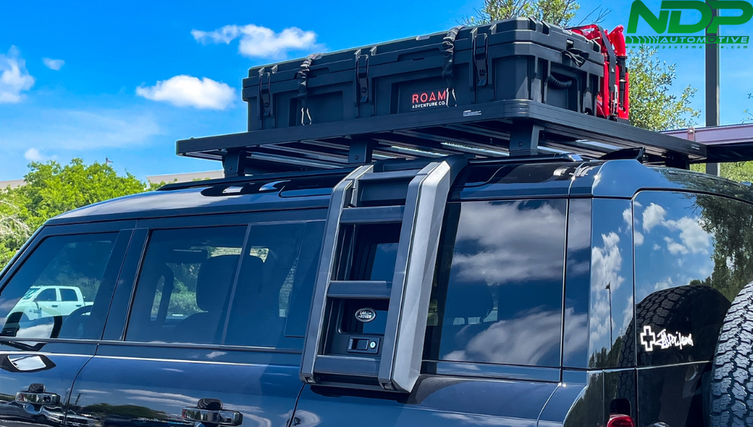 Side Mount Ladder Black - Fits 2020+ Defender