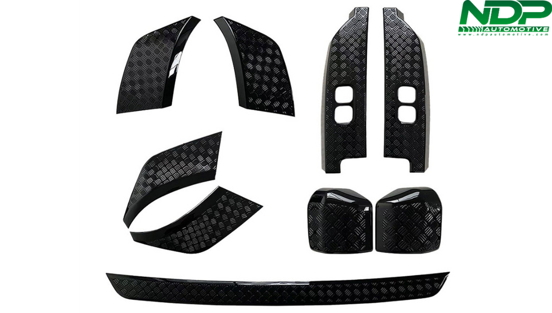 NDP Gloss Black 9 Piece Scratch Protection Kit - Fits 2020+ Defender 110 / 130