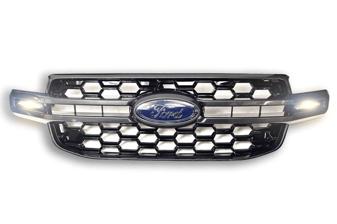Ford Ranger 2023+ Replacement Grille with Short LED Lights