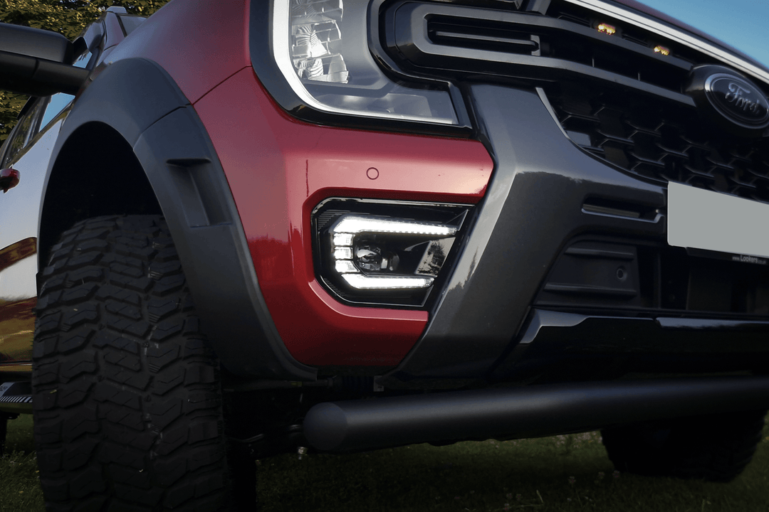 Ford Ranger Wildtrak 2023+ Fog Light Surrounds With DRLs /Indicators