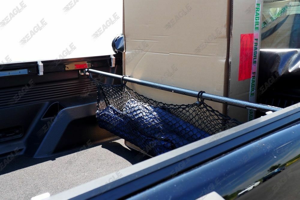 Pickup Bed Divider Adjustable Cargo bar with Net