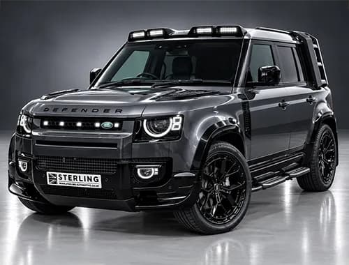 Land Rover Defender with Sterling exterior styling