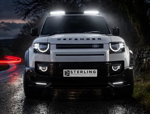 Sterling LED lighting on a Land Rover Defender