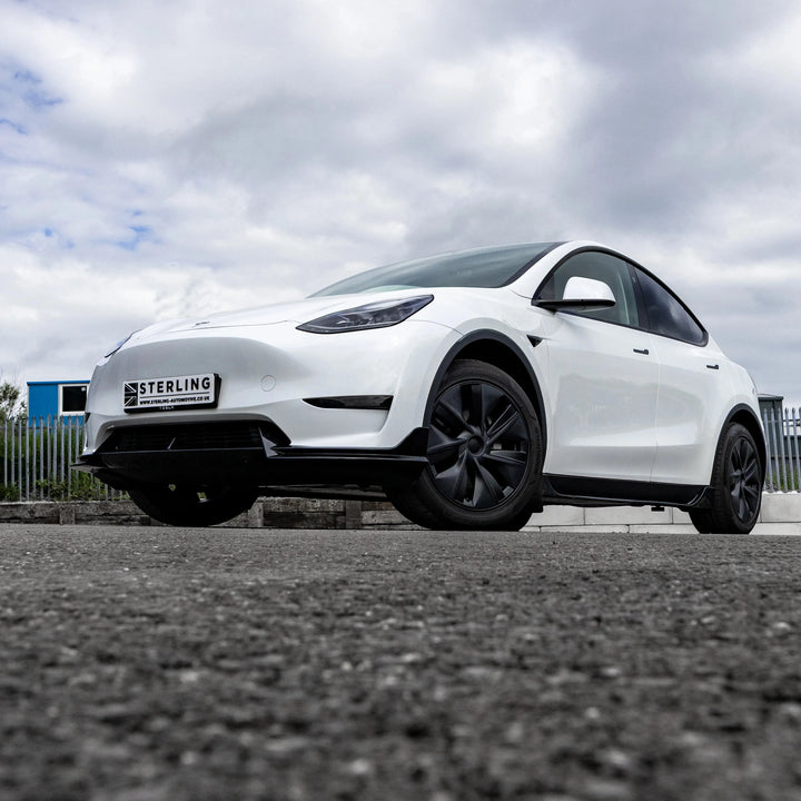 Front Splitter For Tesla Model Y 2020-2024 - Gloss Black