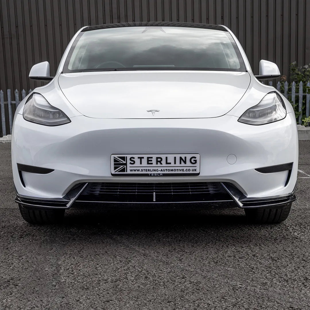 Front Splitter For Tesla Model Y 2020-2024 - Gloss Black