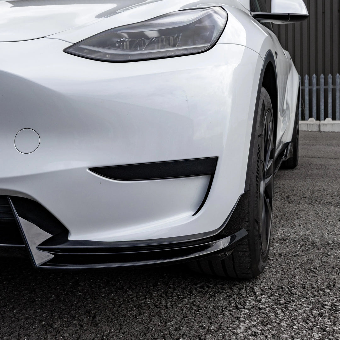 Front Splitter For Tesla Model Y 2020-2024 - Gloss Black