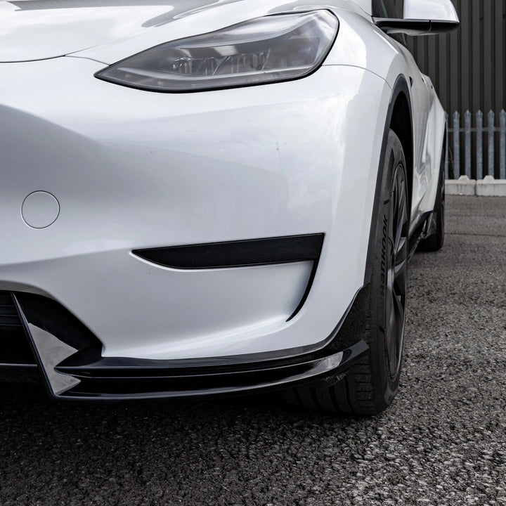 Front Splitter For Tesla Model Y 2020-2024 - Gloss Black