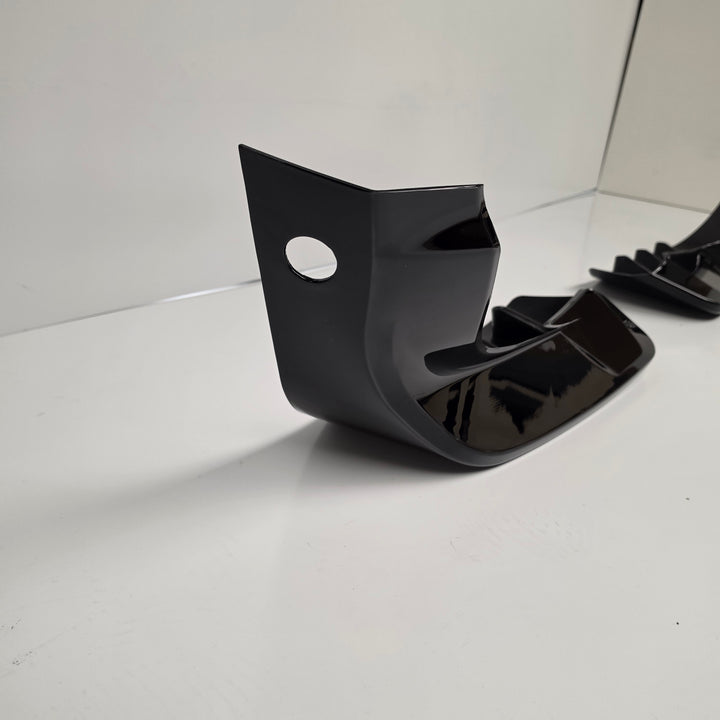 Front Bumper Canard High Style For Land Rover Defender L663 2020+ - Gloss Black