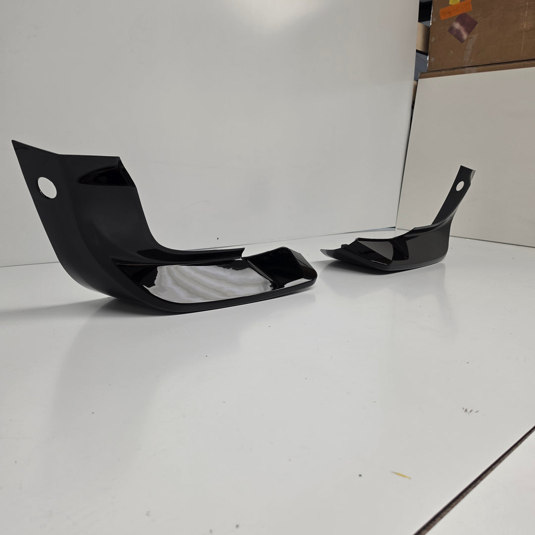 Front Bumper Canard High Style For Land Rover Defender L663 2020+ - Gloss Black