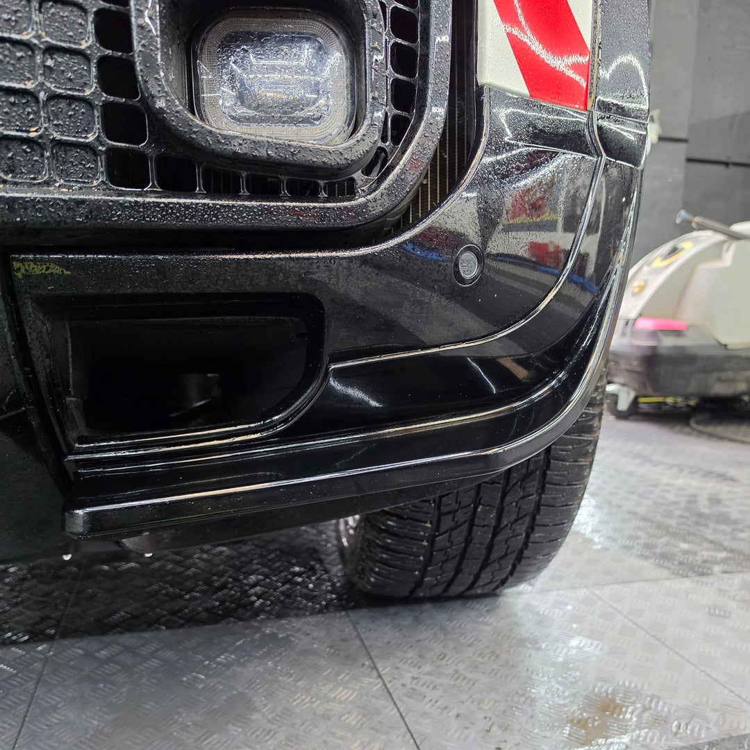 Front Bumper Canard High Style For Land Rover Defender L663 2020+ - Gloss Black