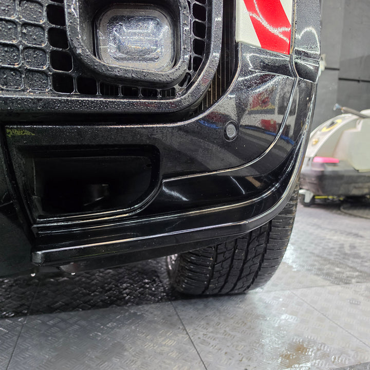 Front Bumper Canard High Style For Land Rover Defender L663 2020+ - Gloss Black