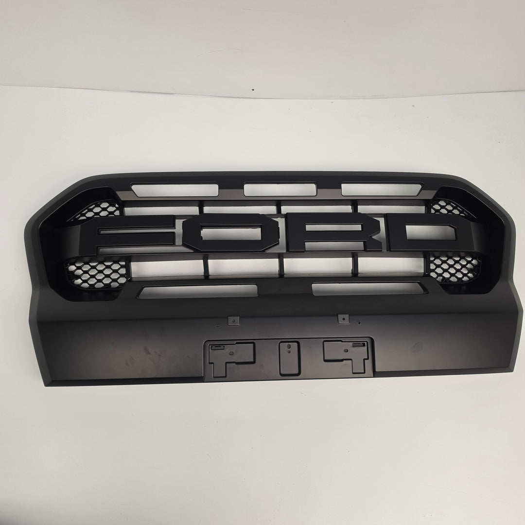 Black Front Grille For Ford Ranger T8 Wildtrak 2016-2018