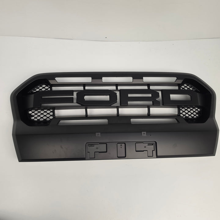 Black Front Grille For Ford Ranger T8 Wildtrak 2016-2018