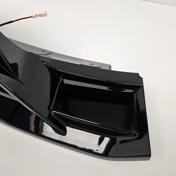 Black Front LED Splitter For Land Rover Defender L663 2020+