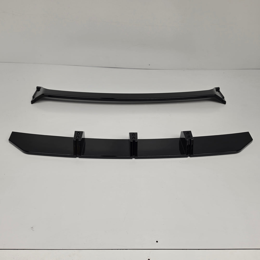Black Front LED Splitter For Land Rover Defender L663 2020+