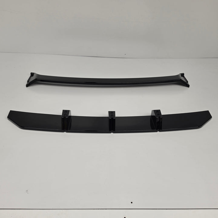Black Front LED Splitter For Land Rover Defender L663 2020+
