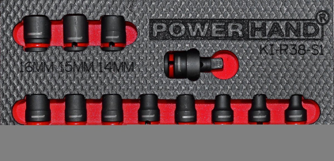 3/8" Shallow Impact Socket Set (6-16mm) - Sterling Automotive Design