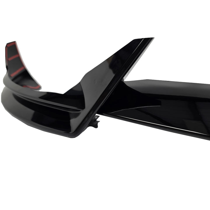 Black Front Splitter For Tesla Model Y 2020-2024