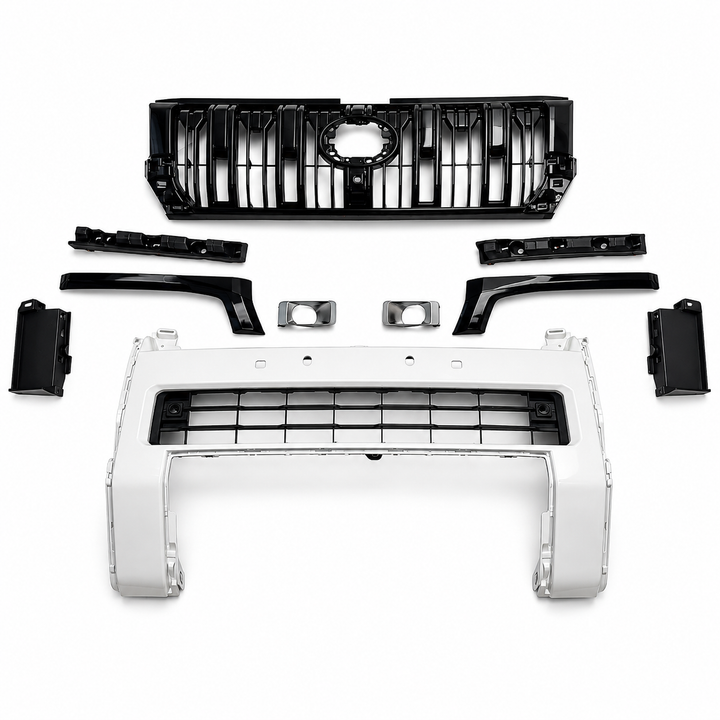 White Front End Bodykit Modellista Style For Toyota Land Cruiser LC250 2024+