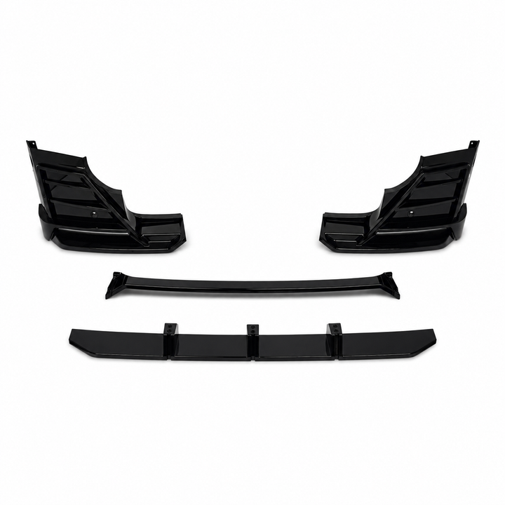Black Front LED Splitter For Land Rover Defender L663 2020+