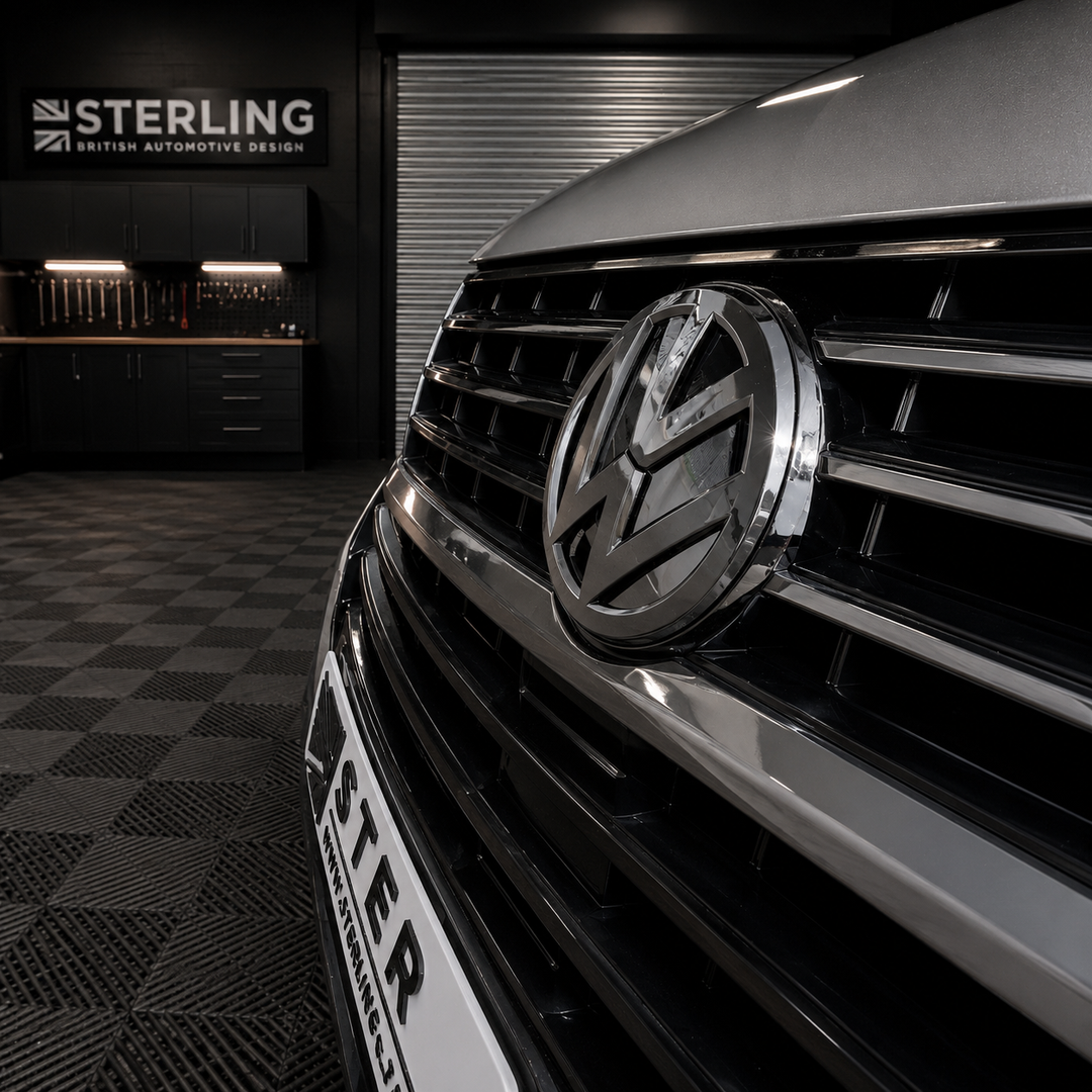 Front Grille For Volkswagen Transporter T6.1 2019-2023 - Gloss Black