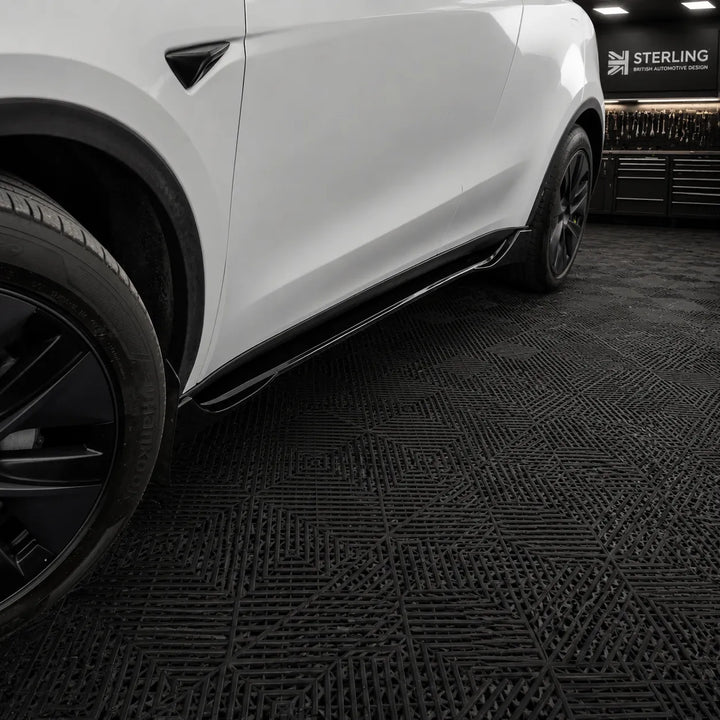 Side Skirts For Tesla Model Y 2020-2024 - Gloss Black