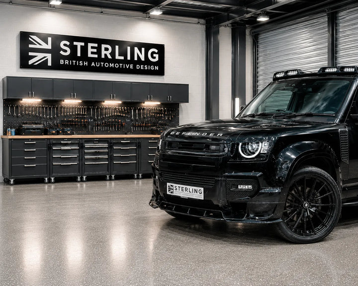Wide Wheel Arches Sterling Raptor Style For Land Rover Defender 110 L663 2020+ - Gloss Black