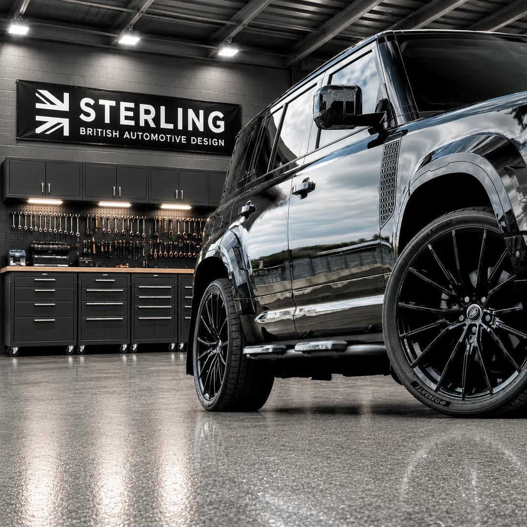 Wide Wheel Arches Sterling Raptor Style For Land Rover Defender 110 L663 2020+ - Gloss Black