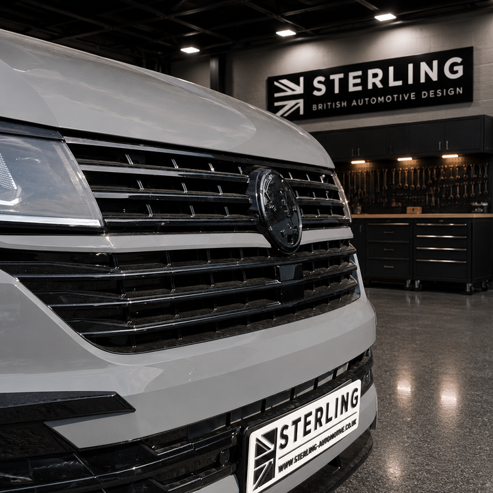 Front Grille For Volkswagen Transporter T6.1 2019-2023 - Gloss Black
