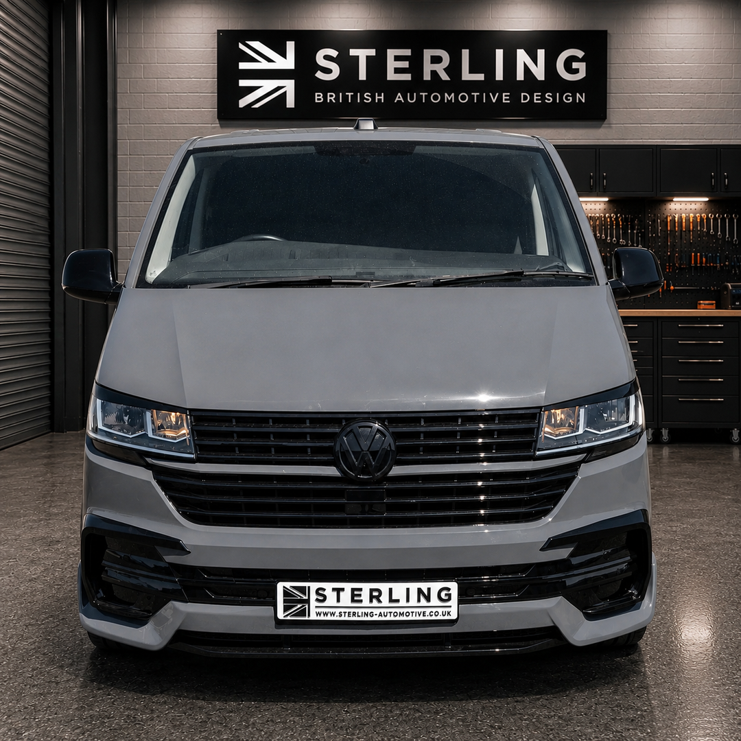Front Grille For Volkswagen Transporter T6.1 2019-2023 - Gloss Black