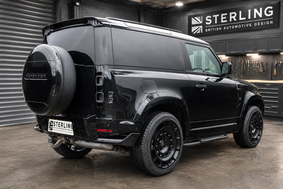 Rear Roof LED Spoiler For Land Rover Defender L663 2020+ - Gloss Black