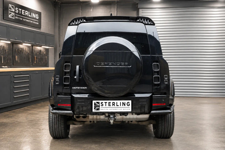 Rear Roof LED Spoiler For Land Rover Defender L663 2020+ - Gloss Black
