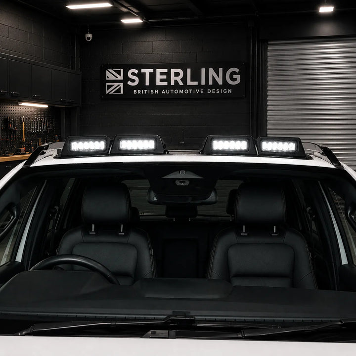 LED Roof Light For Ford Ranger T9 2023+ - Gloss Black