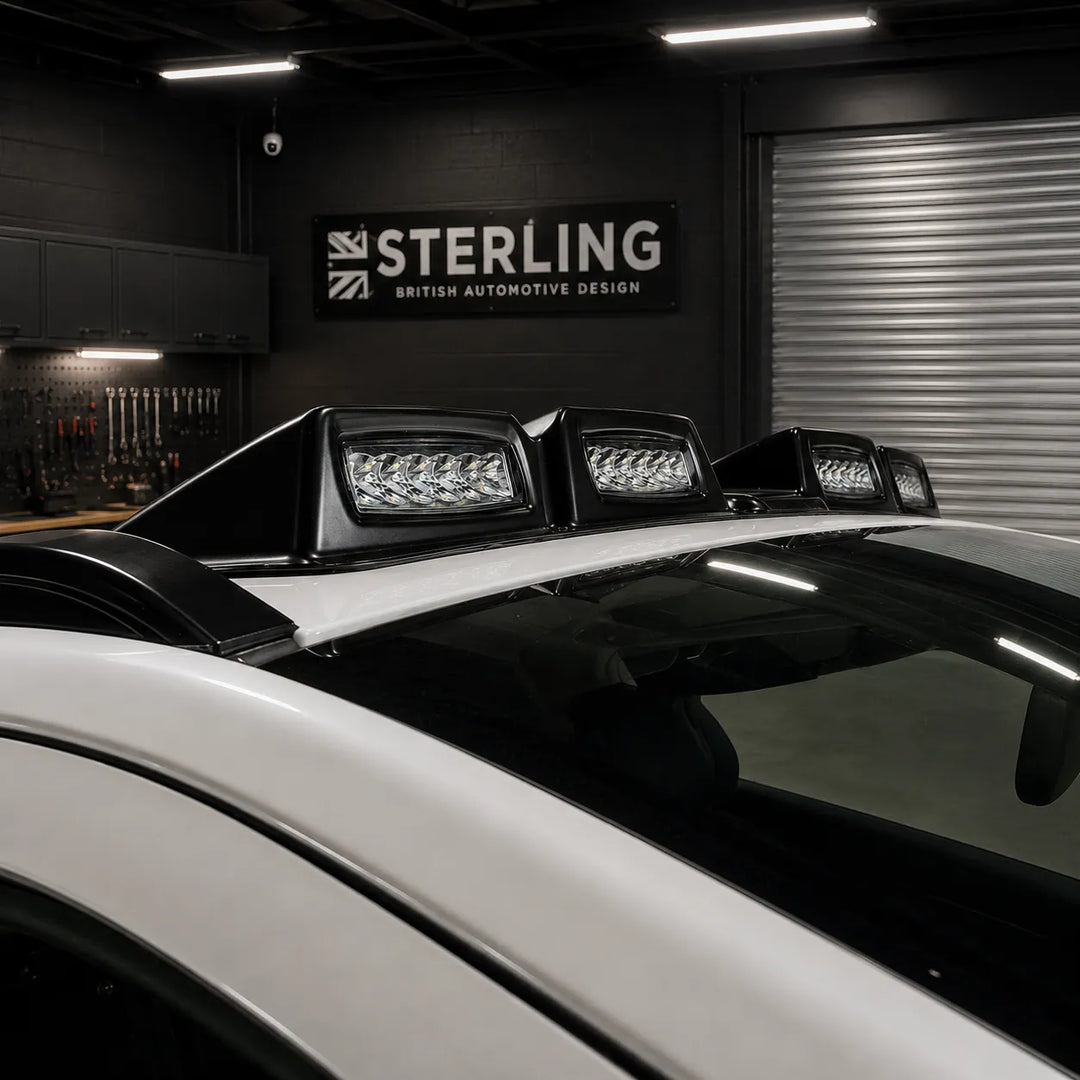 LED Roof Light For Ford Ranger T9 2023+ - Gloss Black