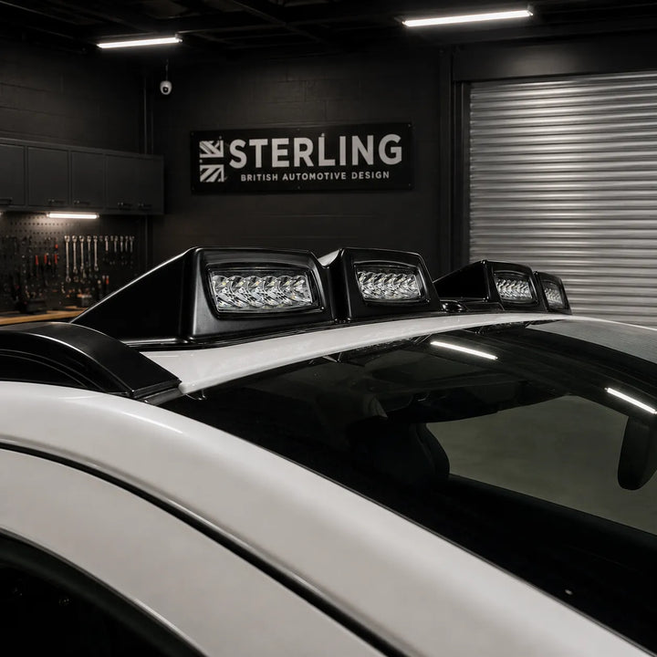 LED Roof Light For Ford Ranger T9 2023+ - Gloss Black