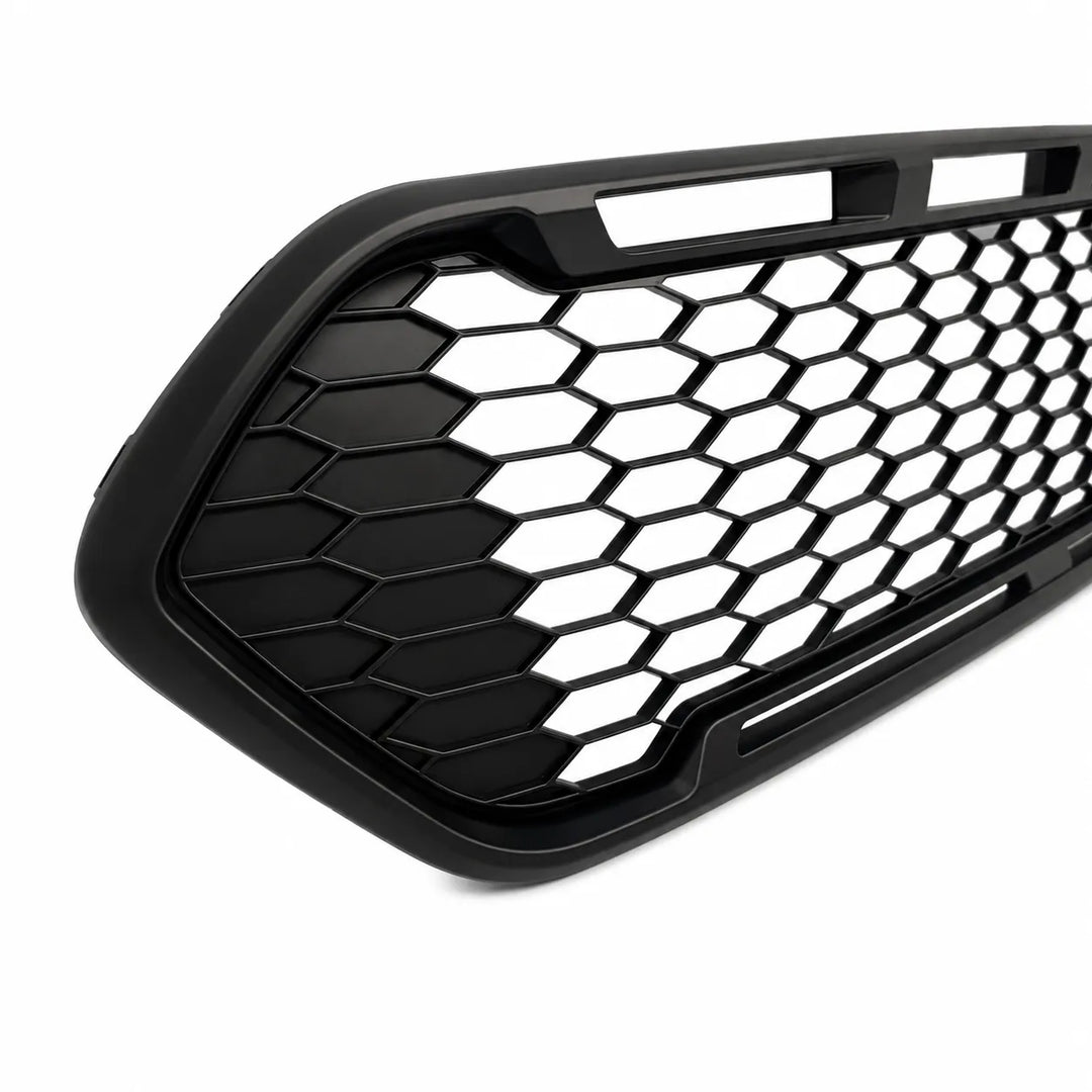 Black Front Badgeless Grille For Ford Transit Custom 2018-2023