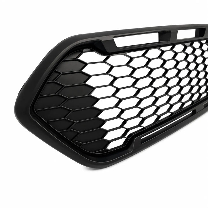 Black Front Badgeless Grille For Ford Transit Custom 2018-2023
