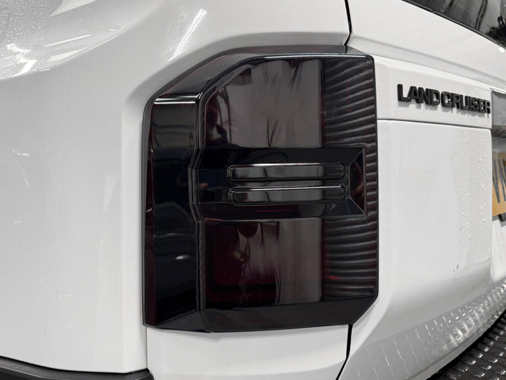 Dark Smoked Rear Tail Lights Cover Fits Land Cruiser LC250 2025+