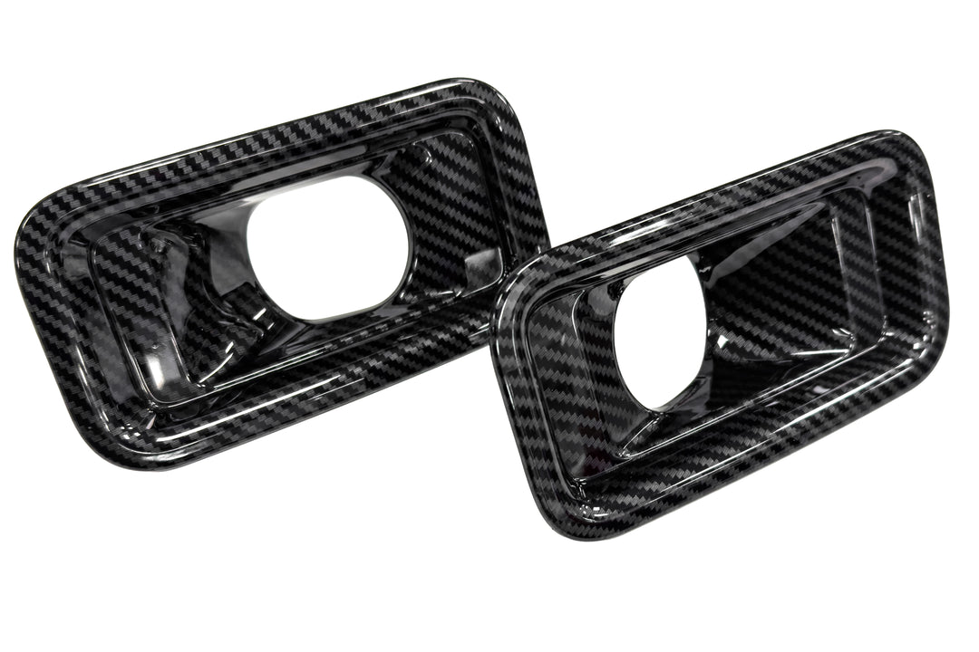 Land Cruiser LC250 2025 Front Fog Light Lamp Cover Carbon Look