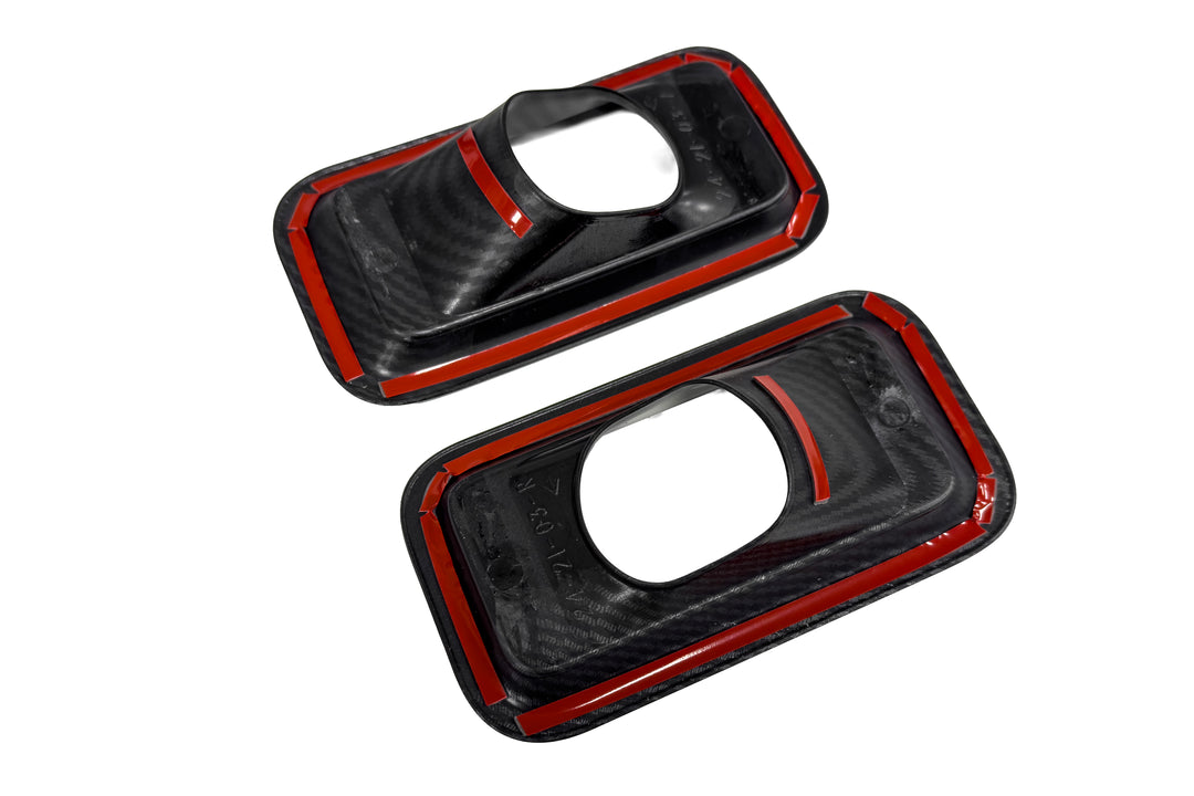 Land Cruiser LC250 2025 Front Fog Light Lamp Cover Carbon Look